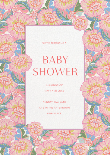 Camellia Bloom - Baby Shower Invitation by Liberty