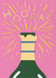 Champagne Burst (Elena Boils) - Business Greeting Card by Wrap