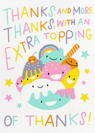 Thanks on Top - Thank You Card by Hello!Lucky