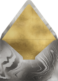 Golden Note (Custom Magic Art) - Paperless Post Envelope