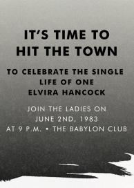 Gradient Painted - Bachelorette Party Invitation by Paperless Post