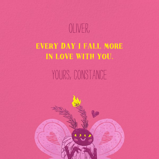 Electric Love - Valentine's Day Card by Paperless Post - Back