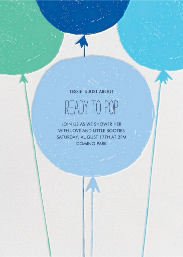 Floating with Love - Celebration Invitation by Mr. Boddington's Studio