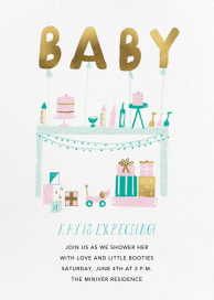 Bringing up Baby - Baby Shower Invitation by Mr. Boddington's Studio