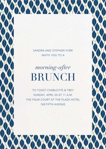 Mille Feuille - Wedding Brunch Invitation by Paperless Post