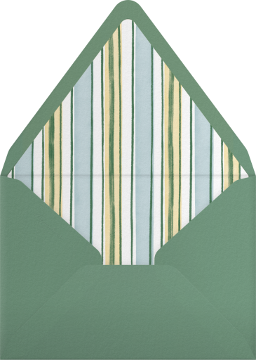 Decorated Easter Egg - Martha Stewart Envelope