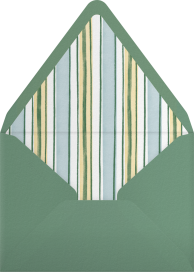 Decorated Easter Egg - Martha Stewart Envelope