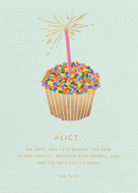 Cupcake Birthday - Business Greeting Card by Rifle Paper Co.