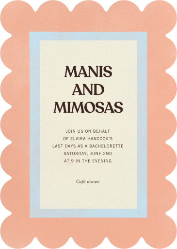 Bubble Up - Bachelorette Party Invitation by Paperless Post