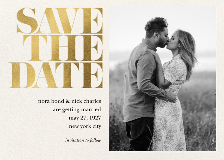 Vintage Book Save the Date (Photo) - Save the Date by kate spade new york