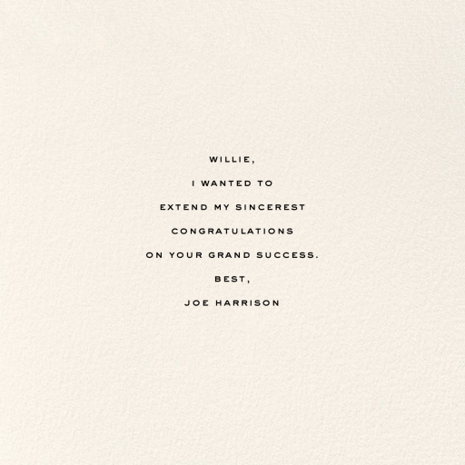 Balloon Birthday - Work Anniversary Card by kate spade new york - Back