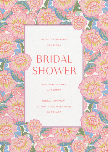 Camellia Bloom - Bridal Shower Invitation by Liberty