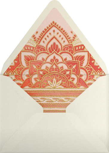 Golden Paisley - Paperless Post Envelope