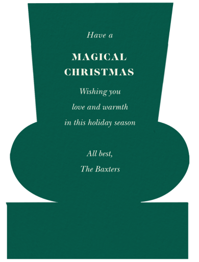 Nutcracking Christmas - Christmas Card by Meri Meri - Back