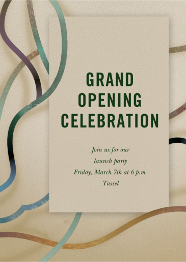 Biotic - Business Event Invitation by Kelly Wearstler