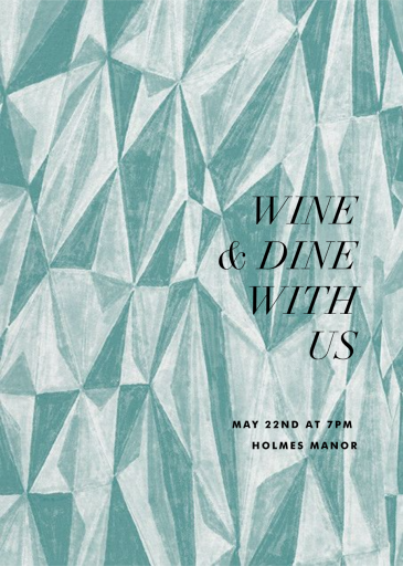 Covet - Happy Hour Invitation by Kelly Wearstler