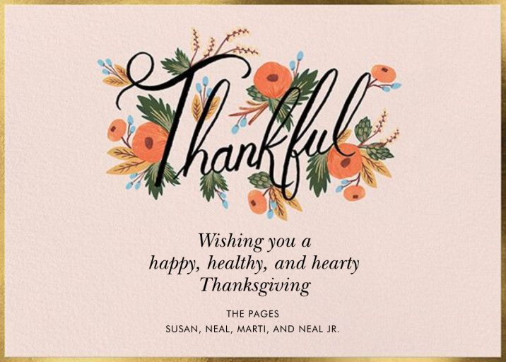 Thankful Bouquet - Get Well Soon Card by Rifle Paper Co.