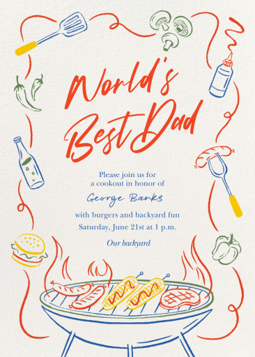 Grillin and Chillin - Father's Day Invitation by Paperless Post