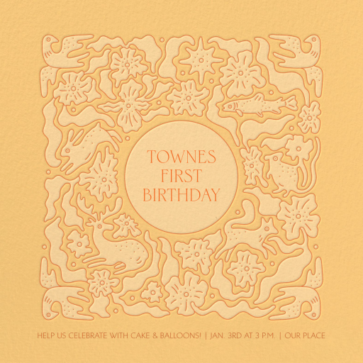 Forest Folk - Invitation by Rubinski Works