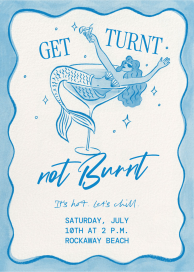 Martini Mermaid - Birthday Invitation by Paperless Post
