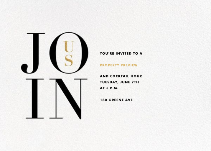 Almaviva - Open House Invitation by Paperless Post