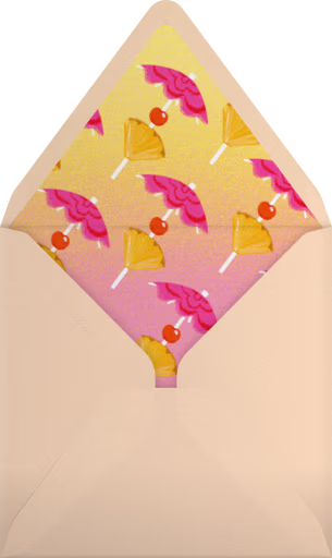 Rose Colored Glasses - Paperless Post Envelope