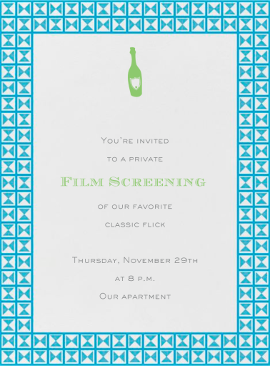 Minoan Border - Spring Party Invitation by Paperless Post