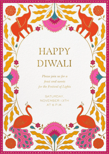 Haathi - Diwali Invitation by Paperless Post