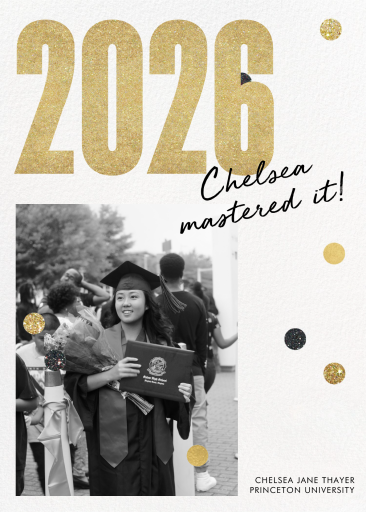 Never Gets Old - Graduation Announcement by Paperless Post