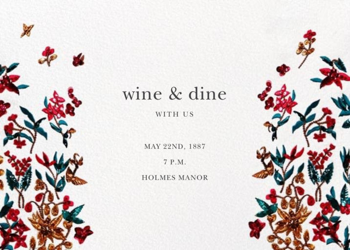 Embossed Floral by Oscar de la Renta