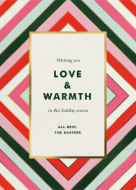 Mod Stripes - Holiday Card by kate spade new york