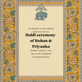 Naima - Indian Wedding Invitation by Anita Dongre