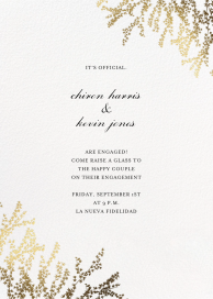 Forsythia Golden Corners - Engagement Party Invitation by Paperless Post