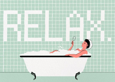 Relax - Mother's Day Card by Paperless Post