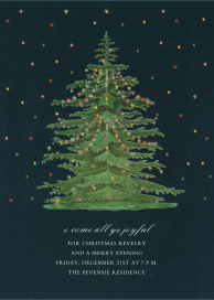 Lit Christmas Spruce by John Derian