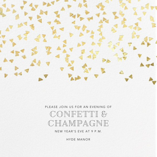 Confetti Cannon - New Year's Eve Invitation by Paperless Post