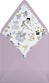 Hyacinths - Paperless Post Envelope