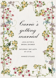 Petite Perch - Bridal Shower Invitation by Stephanie Fishwick