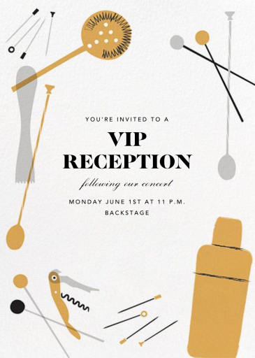 Home Is Where the Bar Is - VIP Event Invitation by Crate & Barrel