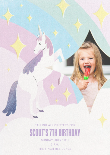 Magic Unicorn Photo by Paperless Post