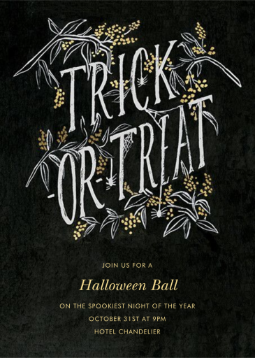 Spooky Trick or Treat - Halloween Invitation by Rifle Paper Co.