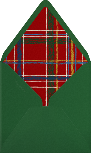 Contemporary Plaid - Paperless Post Envelope