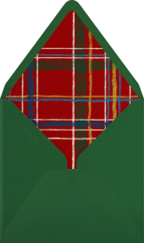 Contemporary Plaid - Paperless Post Envelope