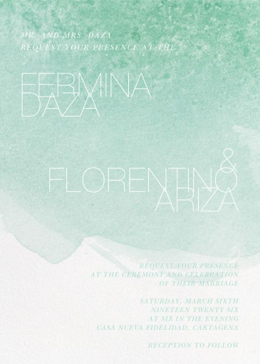 Chalcedony - Wedding Invitation by Paperless Post