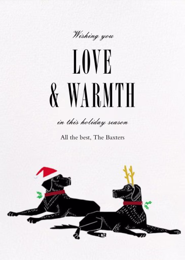 Christmas Labrador - Holiday Card by Paperless Post