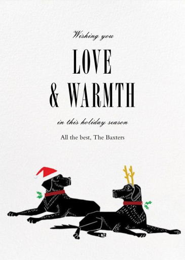 Christmas Labrador - Christmas Card by Paperless Post