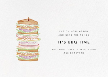 The Earl of Sandwich by Paperless Post