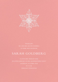 Whitework - Religious Invitation by Bernard Maisner