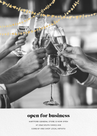 Streamer Shapes (Inset) - Business Greeting Card by Paperless Post