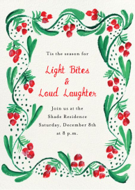 Holly Bout It - Holiday Party Invitation by Mr. Boddington's Studio